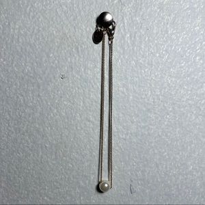 2 pearl beaded anklets